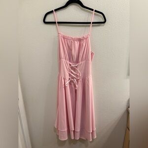 NWT Scarlet Darkness Tie Front Dress Medium